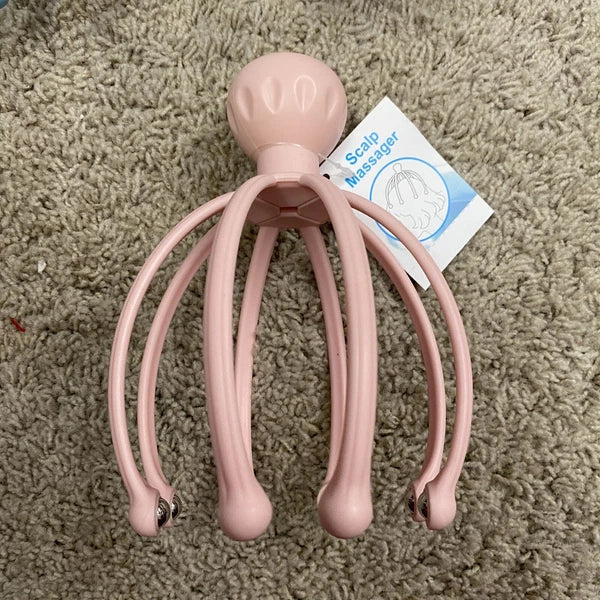 Head Massager Scalp Scratcher Steel Ball Easy Grip Large Size Relaxer
