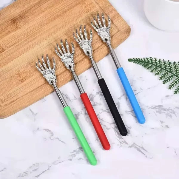 Stainless Steel Telescopic Back Scratcher Extendable Itch Relief Tool