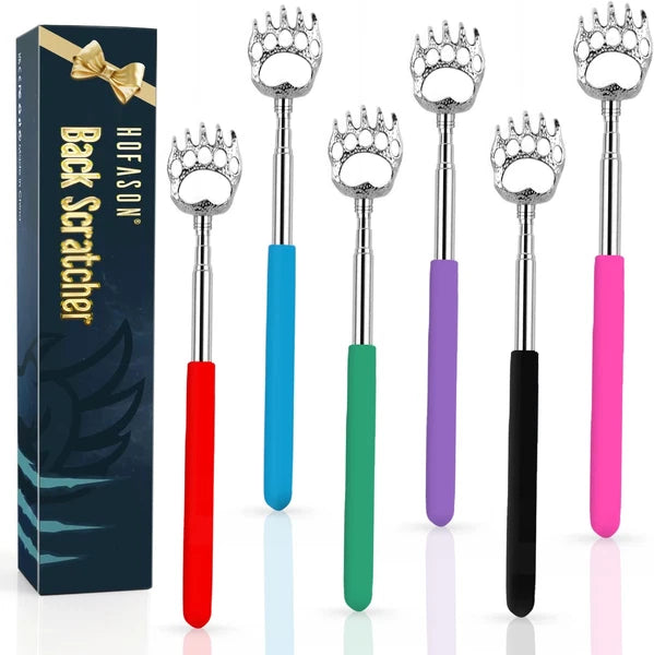 6 Pack Back Scratcher for Men Women, Christmas Stocking Stuffers Novelty Idea B