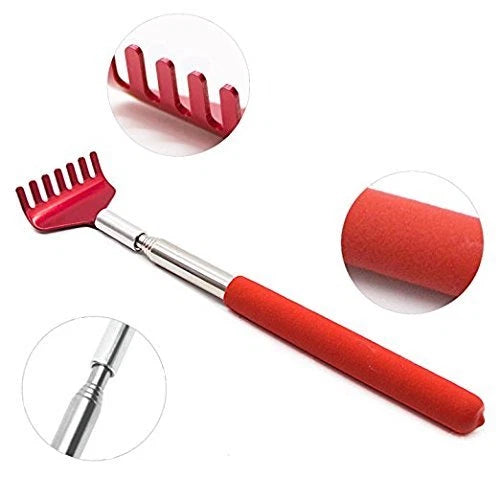 Extendable Stainless Steel Telescoping Back Scratcher Massager Extends 22"