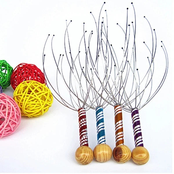 Retro Octopus Head Massager – Scalp Scratcher for Relaxation, Tension Relief