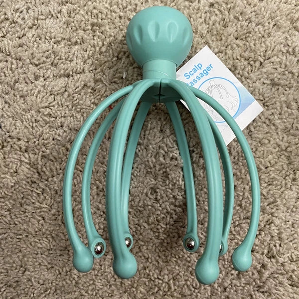 Head Massager Scalp Scratcher Steel Ball Easy Grip Large Size Relaxer