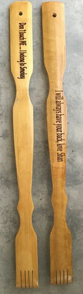 Personalized(Engraved)~19” Colorful Wooden Back Scratcher,Gift for everyone