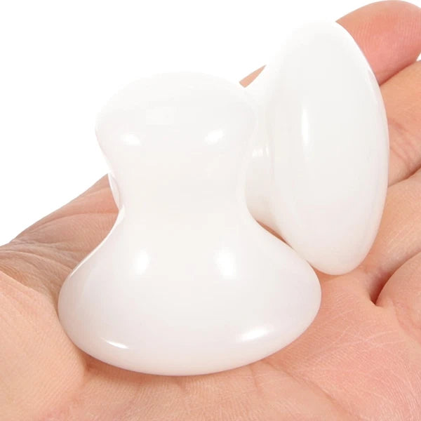 2 Pcs Massage Stone Guasha for Body Scratcher Women
