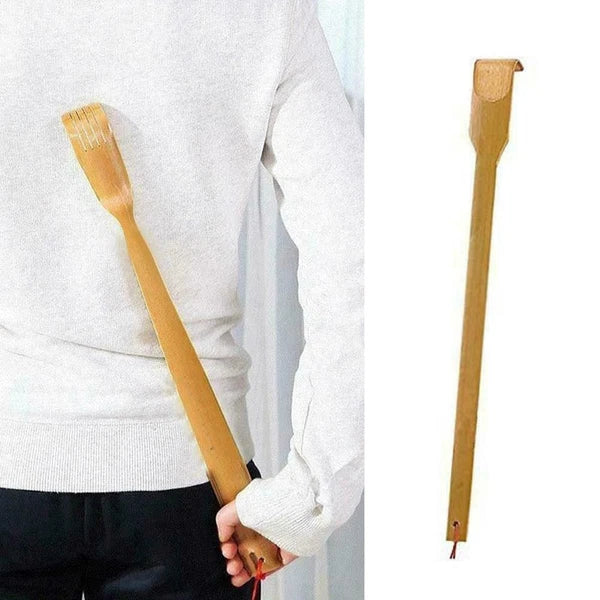 5* Bamboo Back Scratcher Wood Back Scratching Massager Body Massage Tool UK