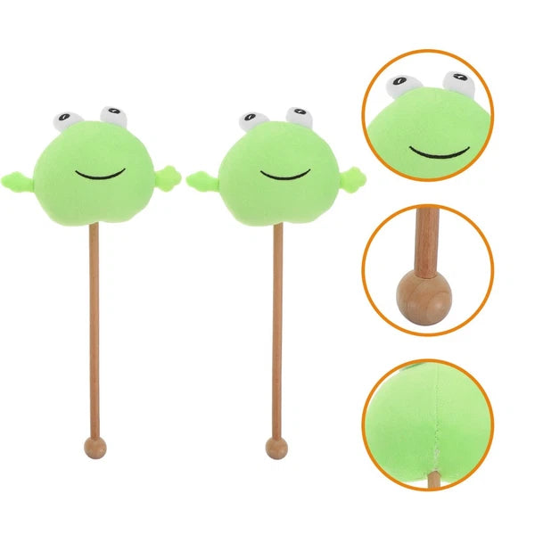 2 Pcs Knock Back Stick Scratcher Child Cartoon Massaging Bars Massage Hammer