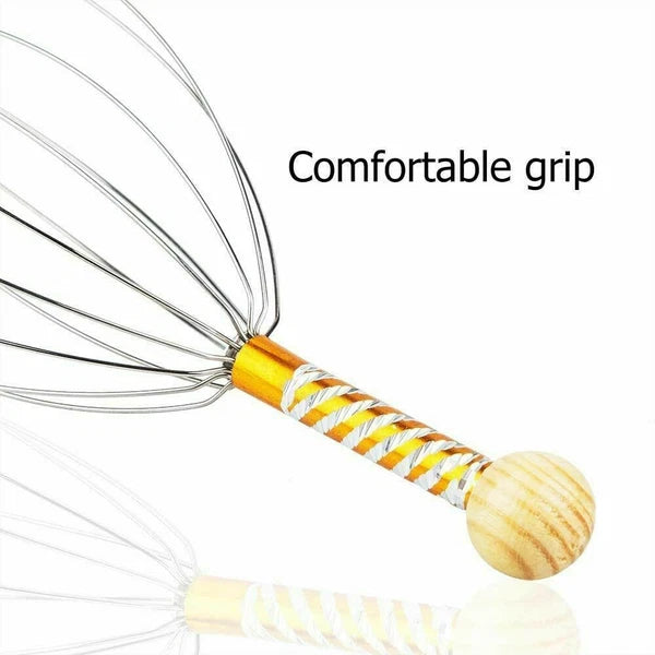 1-3X Massager Head Scratcher Scalp Octopus Therapeutic Head for Deep Relaxation