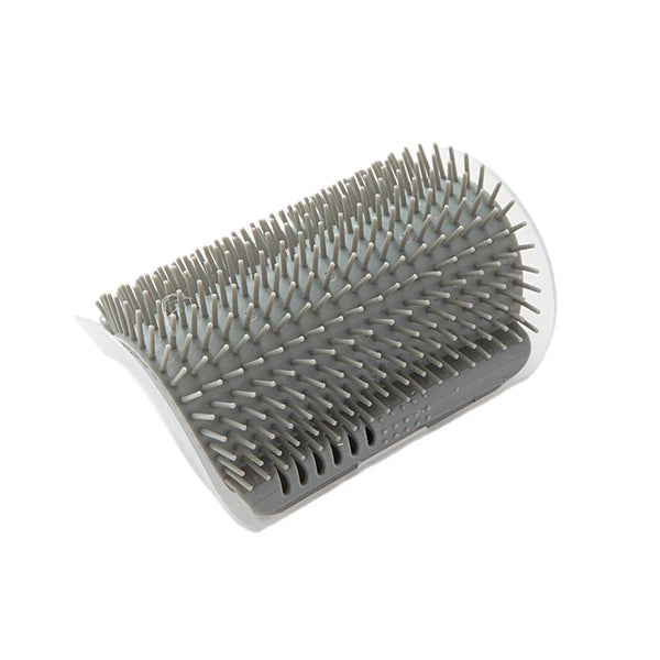 2×Cat Self Groomer with Catnip Wall Corner Massage Comb Scratcher Grooming Brush