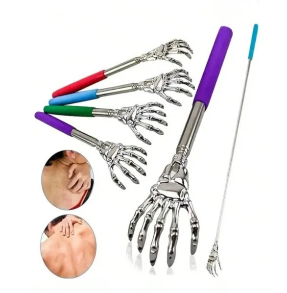 BEAR CLAW / RAKE BACK SCRATCHER Metal Extending Massager Telescopic Portable UK