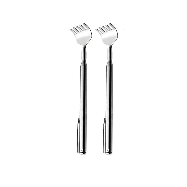 Metal Stainless Steel Back Scratcher Telescopic Extendable Claw Extender US