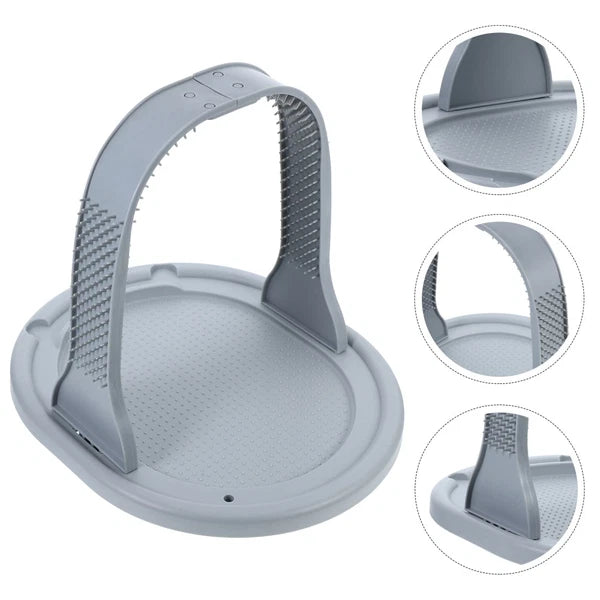 Arched Wool Rubbing Device Cat Self Grooming Massager for Indoor Cats