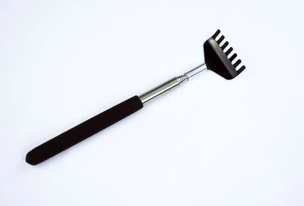 2 PC Extendable Stainless Steel Telescoping Back Scratcher Massager Extends 27"