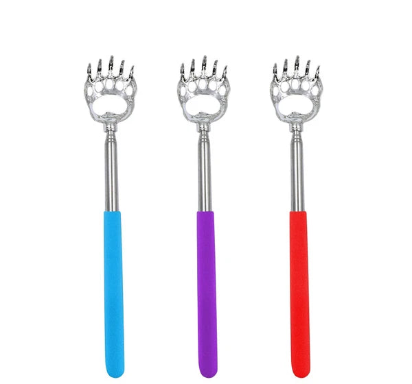BEAR CLAW BACK SCRATCHER Metal Extending Extendable Massager Portable Telescopic