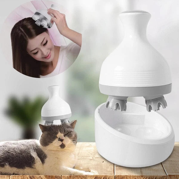 Electric Head Massager Head Body Relax Stress Relief Head Scratcher Scalp