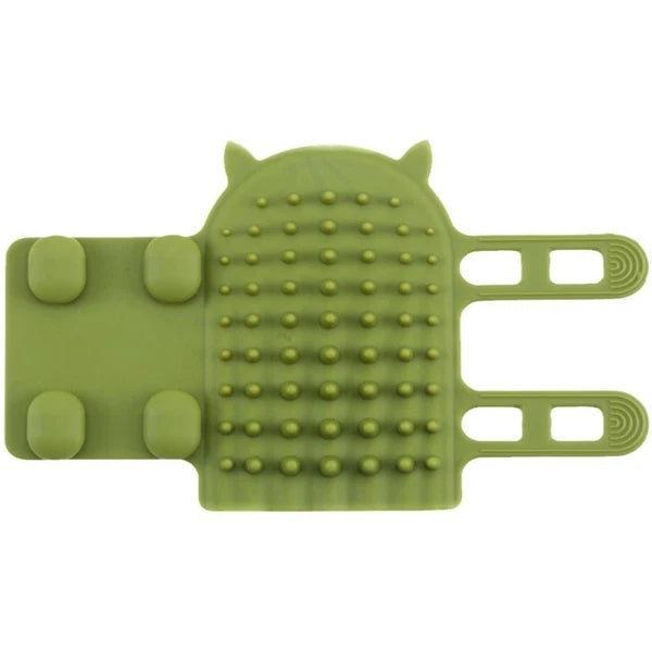 Silicone Cat Scratching Rubbing Brush Cat Scratcher Massager  Grooming Table