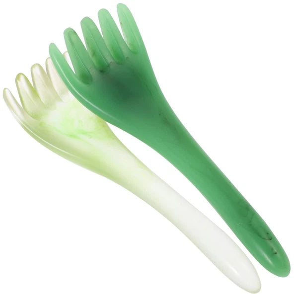 2 Pcs Head Therapy Comb Massage Claw Miss Scalp Scratcher Massager Guasha